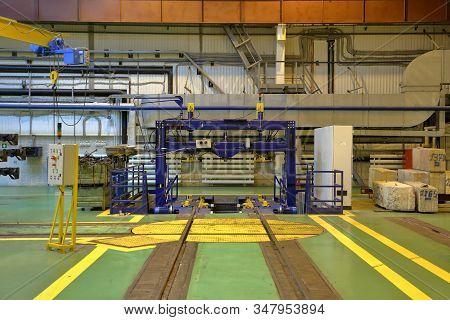 Subway Train Service Depot. Moscow, Russia