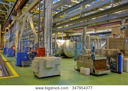 Subway Train Service Depot. Moscow, Russia