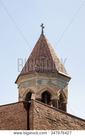 Tbilisi, Georgia, October 14, 2019 : Icon Above The Entrance To The Anchiskhati Basilica In The Tbil