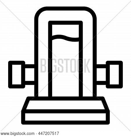 Purify Osmosis Icon Outline Vector. Water Filter. Plant Equipment