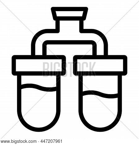 Osmosis Purification Icon Outline Vector. Reverse Water. Plant Equipment