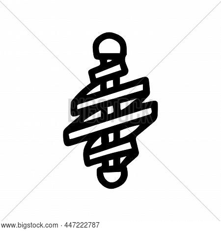 Fishing Groundbait Line Vector Doodle Simple Icon