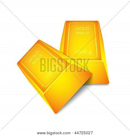 Two gold bar