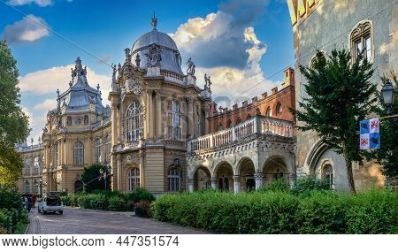 Vajdahunyad Castle In Budapest, Hungary