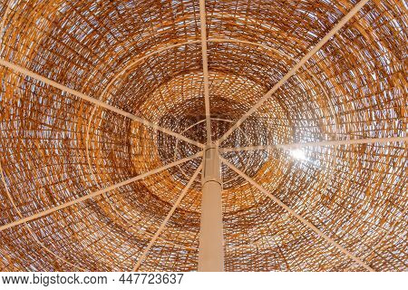 Summer Abstract Background With Closeup Of Parasol