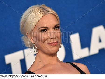 LOS ANGELES - JUL 15: Hannah Waddingham arrives for the ââTed Lassoâ Season 2 Premiere on July 15, 2021 in West Hollywood, CA