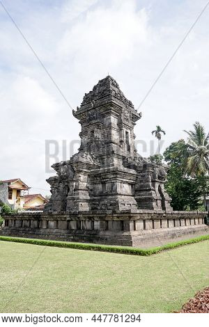 Candi Singosari Temple Memorial. Ancient Ruin In Malang, East Java, Indonesia.