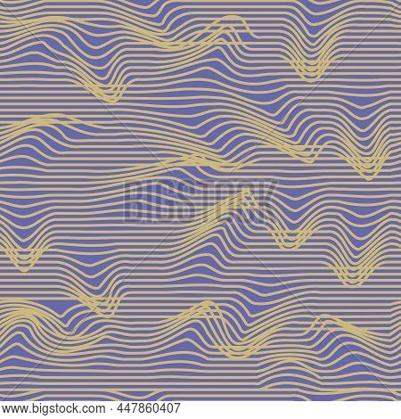 Very Peri Colored Accidental Abstract Vector Seamless Pattern Background