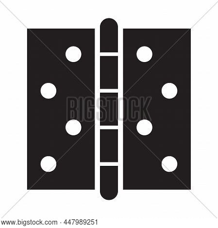 Door Hinge Icon Vector For Graphic Design, Logo, Website, Social Media, Mobile App, Ui