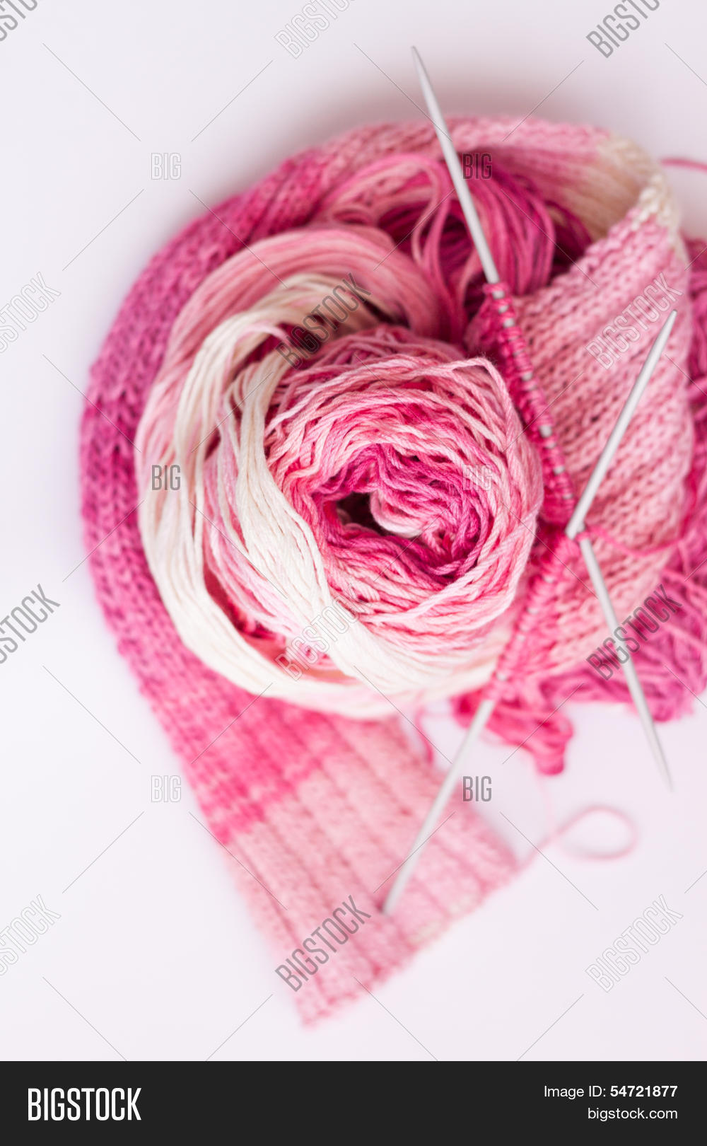 Knitting. Bamboo Yarn Image & Photo (Free Trial) Bigstock