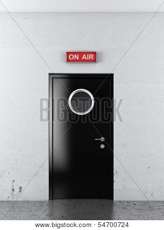 door to studio
