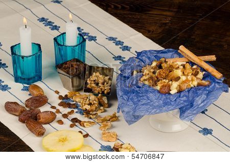 Haroset And Ingredients