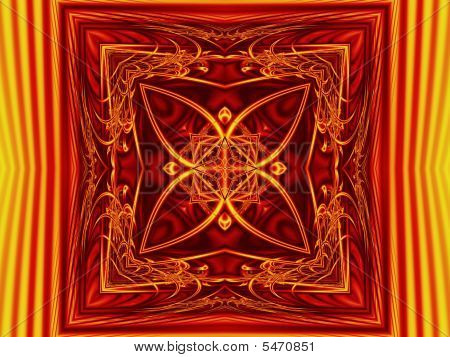 Mandala arancia