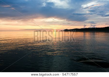 Sea sunset