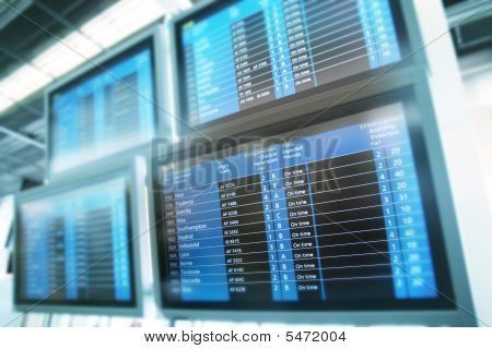 空港フライト ボード情報