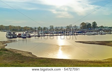 Volga. Evening Landscape