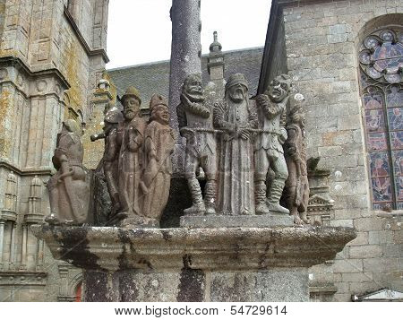 Sculptures At Saint-thegonnec