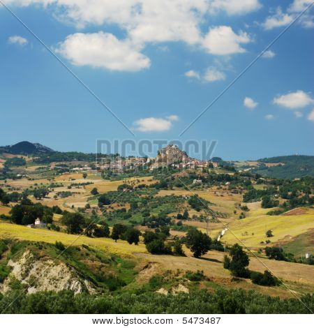 Panorama di centro Italia (regione Molise)