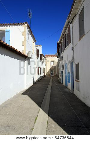 Street at Saintes-Maries-de-la-mer, France