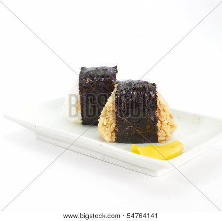 Japanese cuisine, rice ball Onigiri