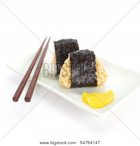 Japanese cuisine, rice ball Onigiri