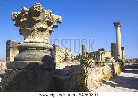 Roman temple in Volubilis
