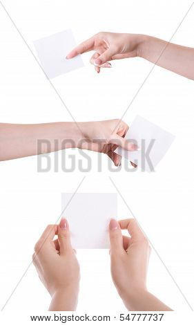 Hand With Sticker.