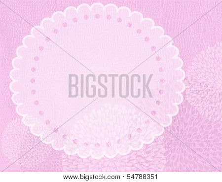 Gentle Pink Grungy Frame