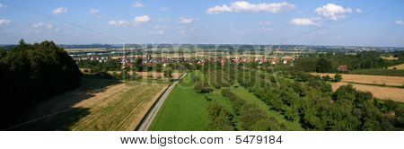 Panorama Německá krajina