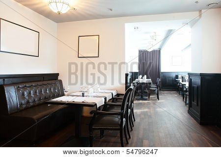 Beautiful Interior Of Modern Restaurant