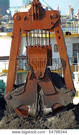 Dredging Equipment In Action