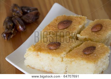 Basbousa and Date