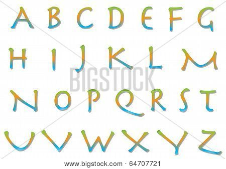 Psychedelic Alphabet