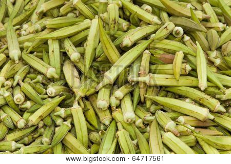 Okra Background