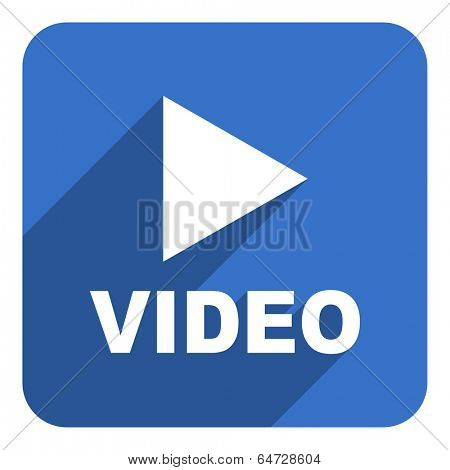 video flat icon
