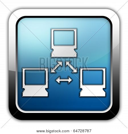 Icon, Button, Pictogram Network