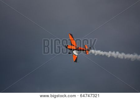 Riga, Latvia - August 20: Pilot From France Nicolas Ivanoff Participates In Riga Fai Elite Aerobatic