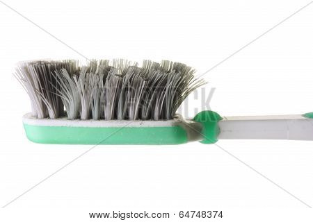 Old Worn Out Toothbrush