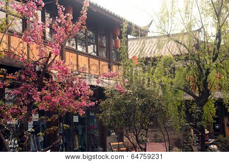 Shuhe Ancient Town In Lijiang,Yunnan,China.
