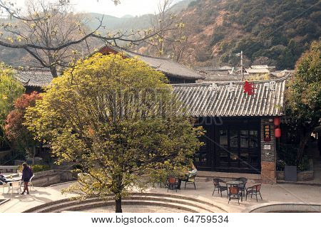 Shuhe Ancient Town In Lijiang,Yunnan,China.