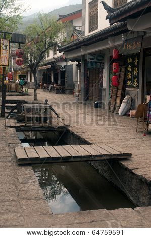 Shuhe Ancient Town In Lijiang,?Yunnan In China.