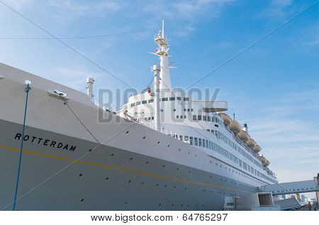 Passenger Ship In Rotterdam