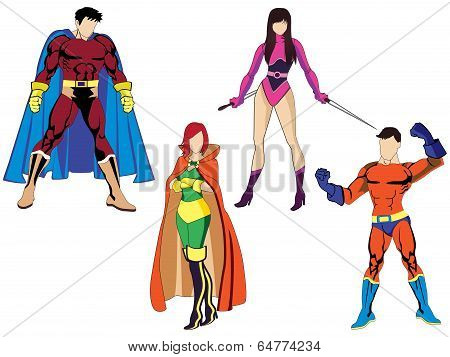 Superhero costumes