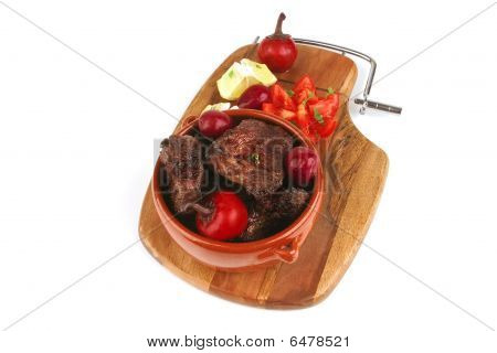 Asado de carne de res en olla