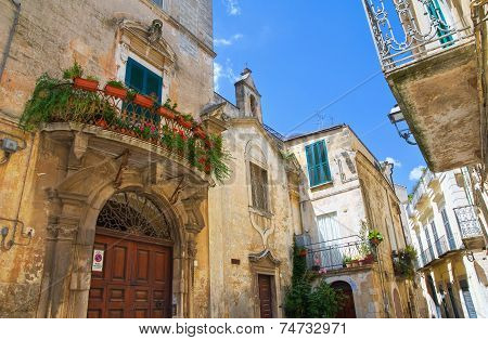 Alleyway. Altamura. Puglia. Italy.