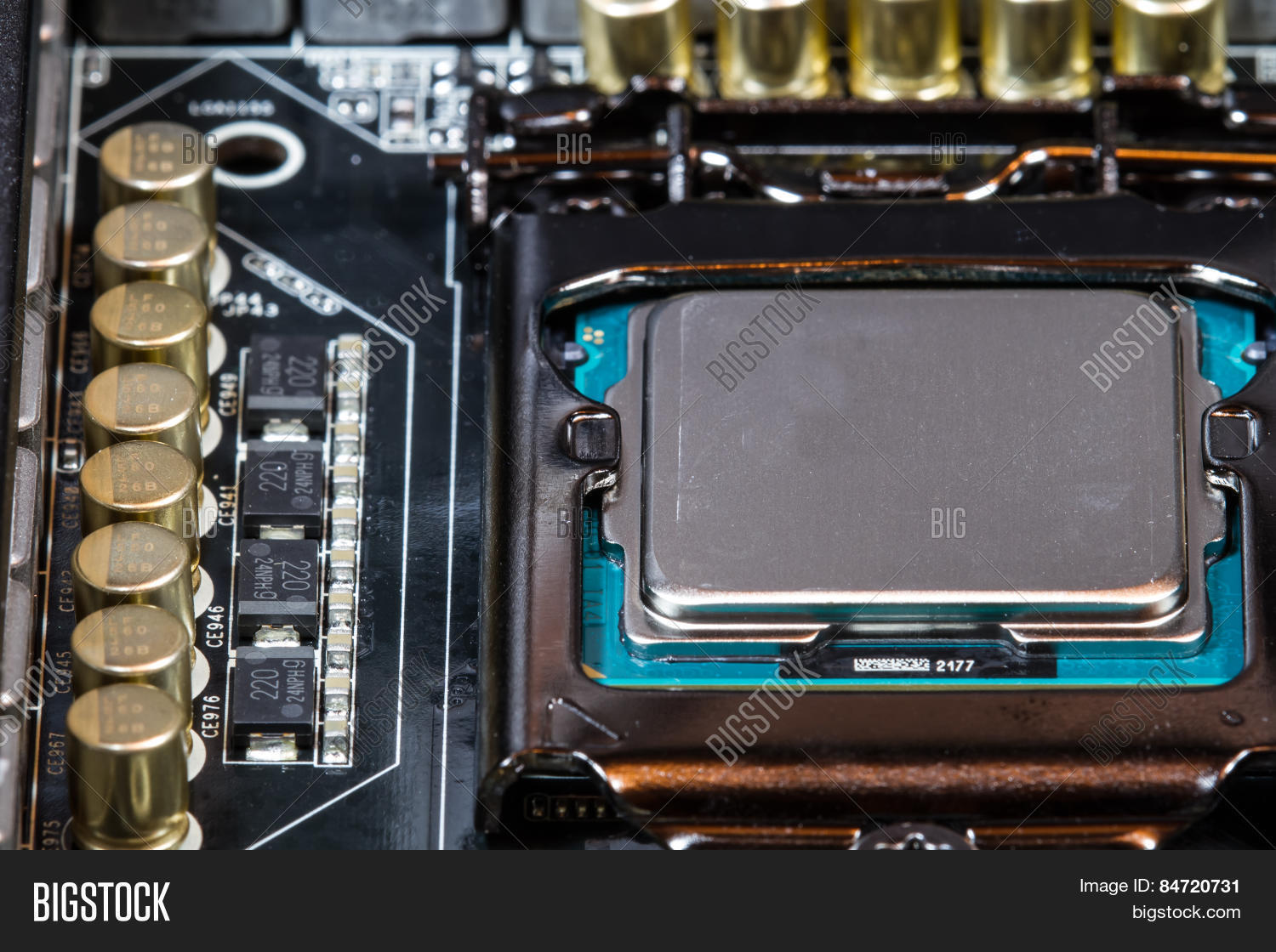 CPU Capacitors Image & Photo (Free Trial) Bigstock
