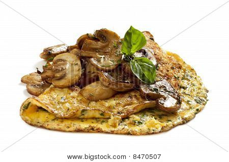 Pilz-Omelett