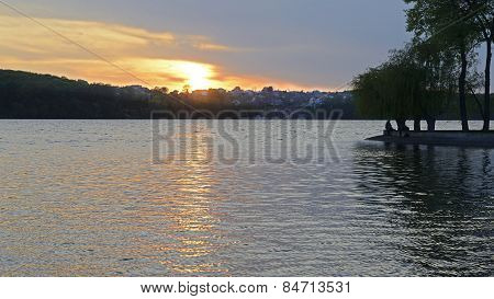 Sunset On Ternopol Lake