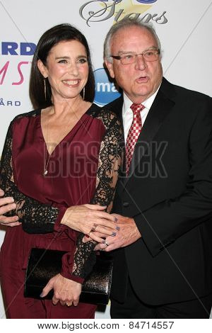 LOS ANGELES - FEB 22:  Mimi Rogers, Bill Smitrovich at the Night of 100 Stars Oscar Viewing Party at the Beverly Hilton Hotel on February 22, 2015 in Beverly Hills, CA