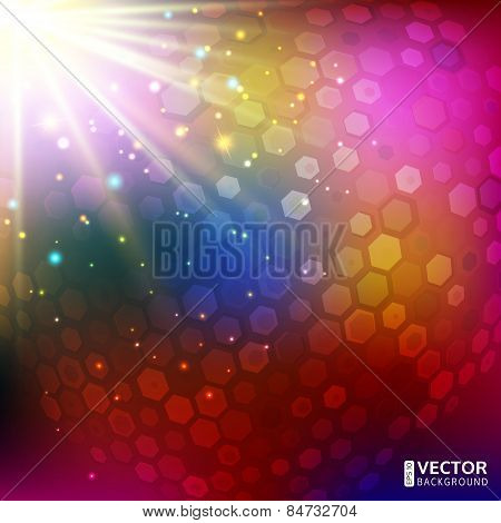 Abstract disco background